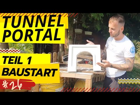 Unsere LGB Gartenbahn, Folge 26, Erstellung vom Spur G Tunnelportal, Teil 1: Planung und Urmodell
