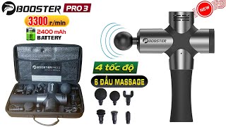 Video review súng massage gun cao cấp Booster PRO 3 - Model mới 2020