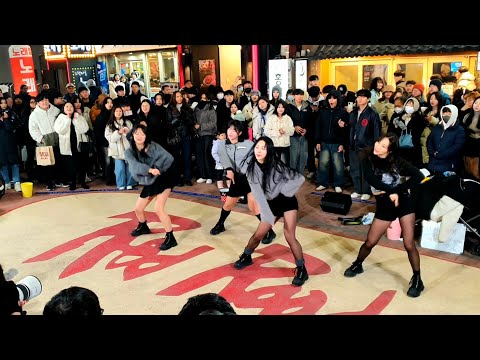 [STREET ARTIST] LADY B. INTERACTIVE HONGDAE BUSKING. 241228.