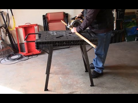 DeWalt Express workbench - demonstration of use/review