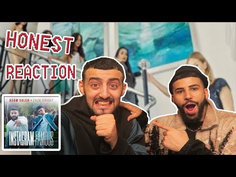 REACTING TO INSTAGRAM FAMOUS IN FRONT OF ADAM'S FACE!  (HONEST REACTION)