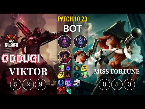 SG OdduGi Viktor vs Miss Fortune Bot - KR Patch 10.23