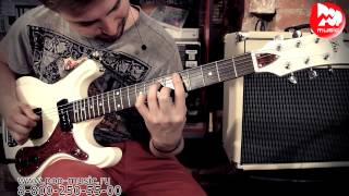 Video thumbnail for Электрогитара ARIA DM-01 (Retro guitar, GBD Bridge & Tremolo) by PopMusicRu
