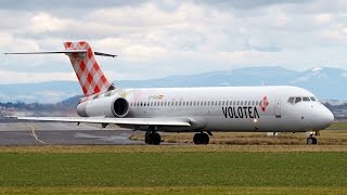 preview picture of video 'EI-FGH Volotea Boeing 717 Departing Clermont-Fd Auvergne Airport !'