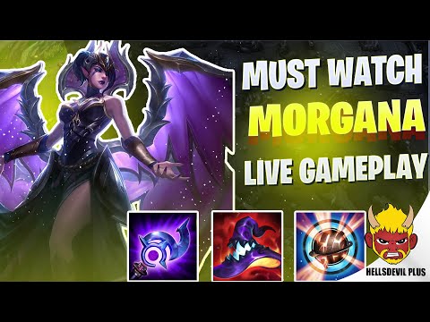 MUST WATCH MORGANA INTENSE GAME! - Wild Rift HellsDevil Plus Gameplay