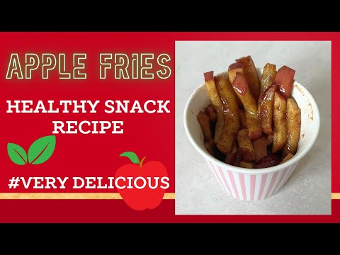 APPLE FRIES RECIPE - SUPER EASY AND DELICIOUS (Quick and Simple)