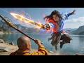 Kung Fu Film Shaolin Master Despises An Injured Boy Who Defeats Him With An Unmatched Swordsmanship