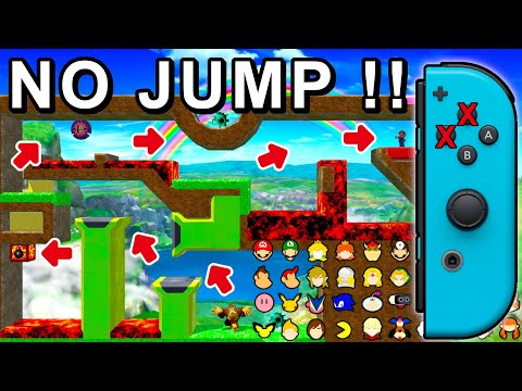 Who Can Pass The Mario Maze Without Jumping ? - Super Smash Bros. Ultimate