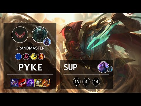 Pyke Support vs Taric - EUW Grandmaster Patch 12.5