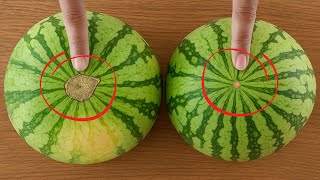 Just Look At These Points To Pick Fresh, Juicy Watermelons!