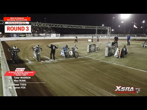 Ruml Down in Points? Heat 11 RND3 @ 52nd U.S. National Speedway Championship