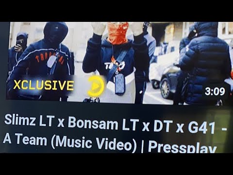 Slimz LT x Bonsam LT x DT x G41 - A Team (Music Video) | Pressplay Reaction