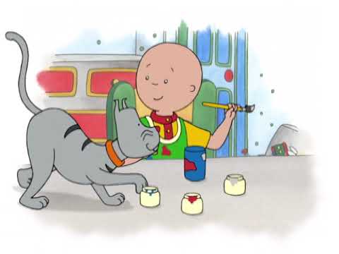corneta do Caillou | Caillou Português - WildBrain | Desenhos para crianças