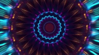 Neon Mandala/Kaleidoskop TV Hintergrund Video