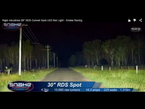Rigid industries 30" RDS Curved Spot LED Bar Light - Snake Racing