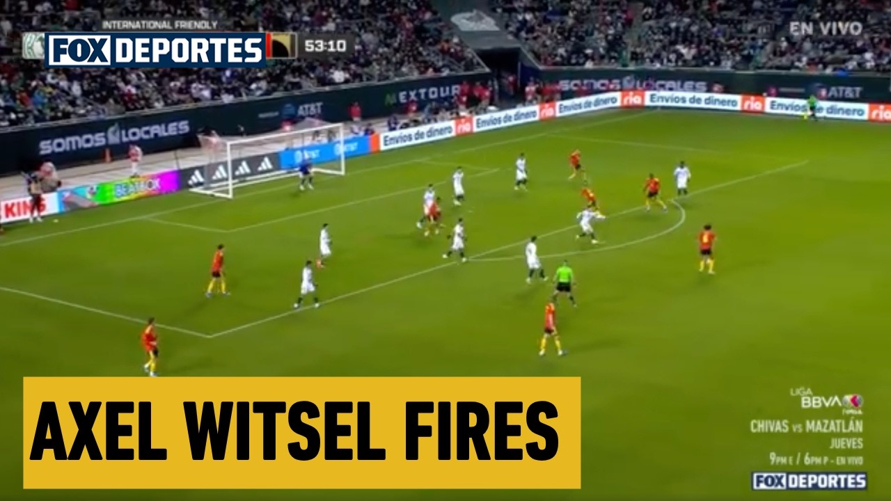 ⚽️🔥 SHOT BY WITSEL | Mexico 1-1 Belgium | International Friendly.