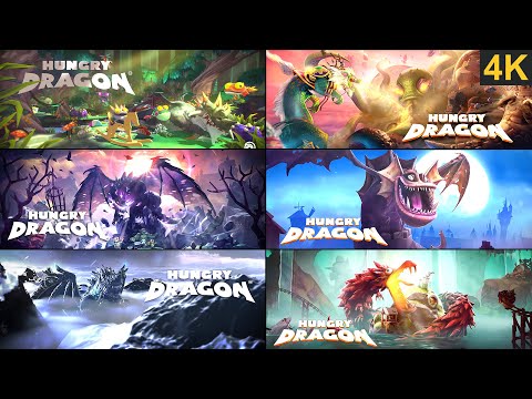 HUNGRY DRAGON ALL MOVIE & TRAILER THROUGH THE YEARS (2018 - 2023) Seabreather Dragon Update [4K]
