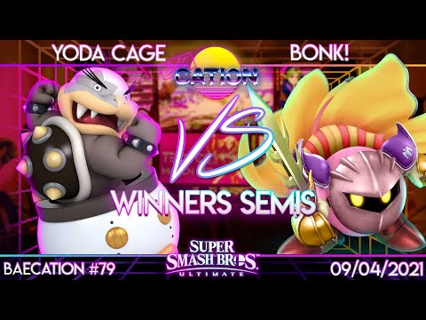 Baecation #79 - SSBU - DU | Yoda Cage(Bowser Jr.) vs. IluZ | Bonk!(Meta Knight) -Winners Semi Finals