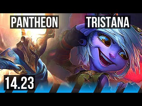 PANTHEON vs TRISTANA (MID) | KR Challenger | 14.23
