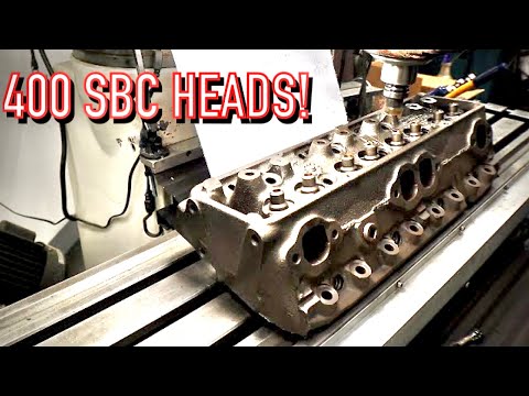 Big Power from Cast Small Block Chevy Heads?! 400 SBC Cylinder Head Build!