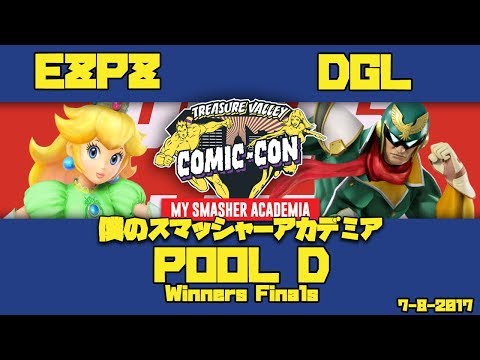 My Smasher Academia: EZPZ (Peach) vs. DGL (Falcon) - SSB4 Pool 4 Winners Finals