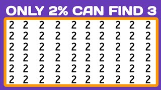 ONLY 2% CAN FIND 3! /Puzzle For Geniuses Only