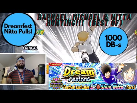 1000 DB-s for Nitta, Raphael & Michael - Captain Tsubasa : Dream Team