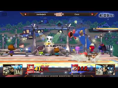 Rise 2018 Intermediate Losers Quarters - JumboJack (Diddy Kong) vs Coco (Mario)