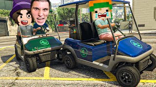 Wir jagen Menschen mit GOLF KARTS in GTA ONLINE