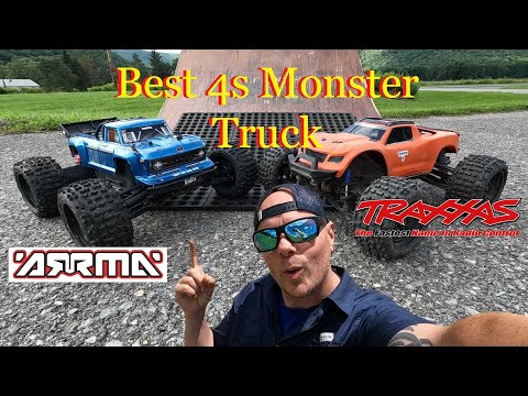 Arrma Outcast 4s Vs Traxxas Widemaxx. Which one is King? Best 4s Monster Truck