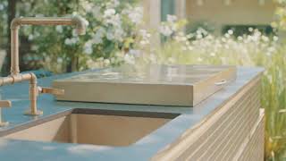 videoblocks tracking shot of a luxury outdoor kitchen in a backyard ssxr ojoez 1080  D