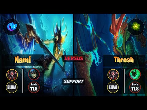 GrandMaster NAMI [Summon Aery] (Support) VS  THRESH - Grandmaster EUW Patch 11.8