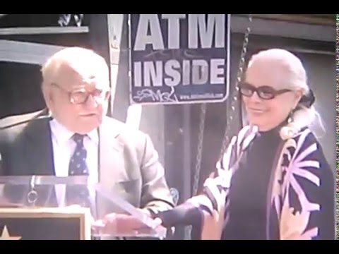4/28/16 ED ASNER SPEAKING @ BARBARA BAIN's WALK-of-FAME HOLLYWOOD STAR CEREMONY