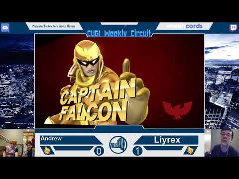Liyrex (Roy, Lucina) Vs. Andrew (Captain Falcon) CUGI Weekly Circuit 4/12/18 Winners Bracket