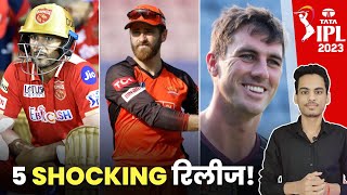 5 BIG names likely to be Released before IPL 2023 Auction | Mayank | K. Williamson | Dr. Cric Point