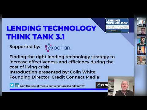 Lending Technology Think Tank 3 1 session 1 - Credit Risk and the cost of living challenge (Mar 23)