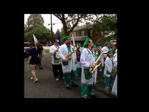 Broomall string band in line for the Audubon 4th of July parade 2013
