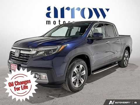 2019 Honda Ridgeline Touring AWD in Blue for sale at Arrow Motors in Aylmer, ON
