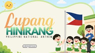 Download lagu Lupang Hinirang - Philippine National Anthem | Slowed for Preschool • Kindergarten | Music   Lyrics mp3