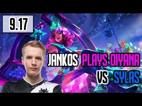 JANKOS PLAYS QIYANA VS SYLAS | Jungle | Challenger Full Gameplay | League of Legends 9.17