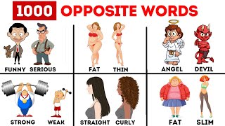 1000 Opposite Words in English | Antonyms in English | Common opposites | English Vocabulary