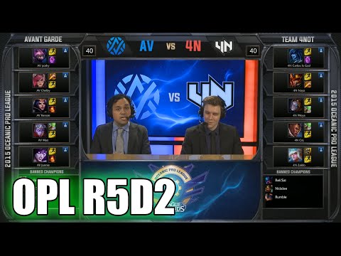 Avant Garde vs Team 4NOT | Round 5 Day 2 Oceanic Pro League Spring 2015 | AV vs 4N