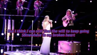Lauren Duski - Somewhere In My Broken Heart (The Voice Performance) - Lyrics