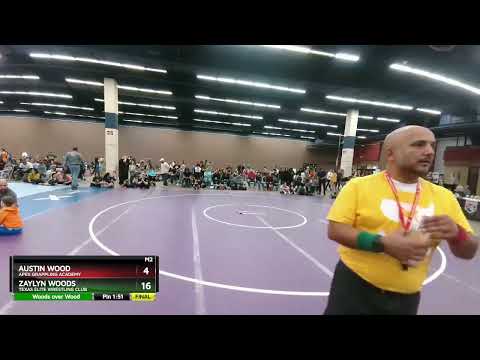 89-99 Lbs Round 2 - Zaylyn Woods, Texas Elite Wrestling Club Vs Austin Wood, Apex Grappling Academ