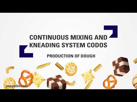 Continuous dough production with Codos