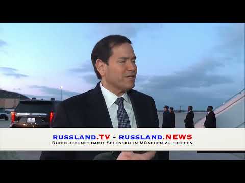 Rubio rechnet damit Selenskij in München zu treffen