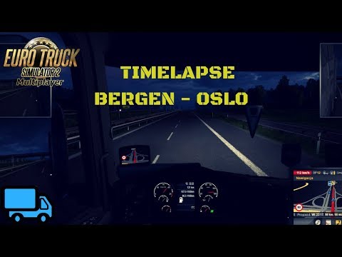 ETS 2 MP TimeLapse #81 - Bergen - Oslo - (Scandinavia)