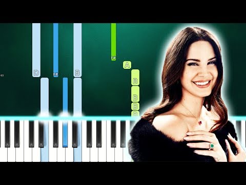 Lana Del Rey - Cinnamon Girl (Piano Tutorial) By MUSICHELP