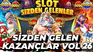 SLOT OYUNLARI 💰 SLOT SİZDEN GELENLER VOL 26 💰TARİHİ REKOR KAZANÇ MAX WİNLER 💥