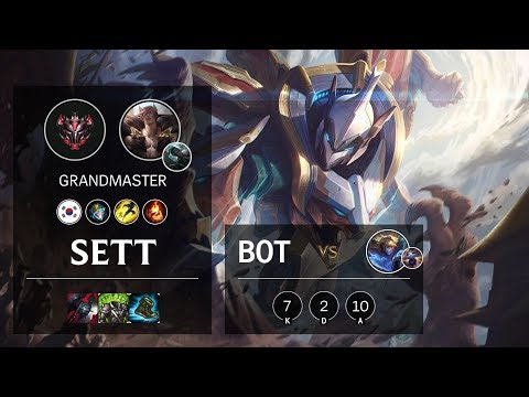 Sett Bot vs Ezreal - KR Grandmaster Patch 10.9